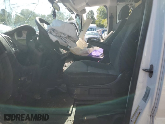 2017 Ram ProMaster Cargo with VIN 3C6TRVNG0HE502815, listed as a Copart auction lot 53471934 with Not Provided miles and Salvage Title. Bid and sale history available at carsss.com. Image 7.