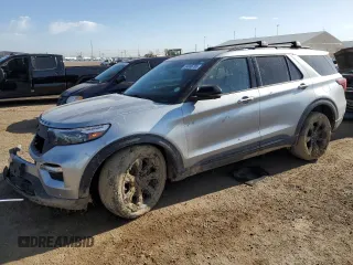 2021 Ford Explorer ST with VIN 1FM5K8GC3MGB32354, listed as a Copart auction lot 54086765 with 55,428 mi miles and Salvage Title. Bid and sale history available at carsss.com. Image 1.