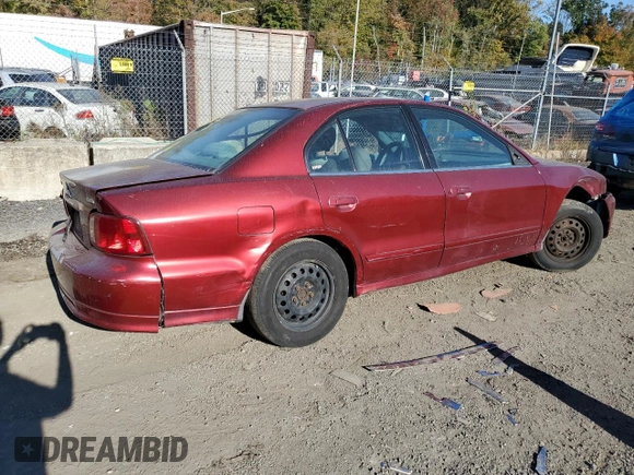 2002 Mitsubishi Galant ES z VIN 4A3AA46G52E104175, wystawiony jako Copart lot #76708474 z przebiegiem Nie podano mil oraz Szkoda całkowita • Salvage title. Historia ofert i sprzedaży dostępna na DreamBid. Obrazek 3.