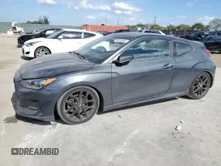 2019 Hyundai Veloster Turbo z VIN KMHTH6AB4KU007744, wystawiony jako Copart lot #88815645 z przebiegiem 88 738 mil mil oraz Nie do naprawy • Non repairable. Historia ofert i sprzedaży dostępna na DreamBid. Obrazek 1.