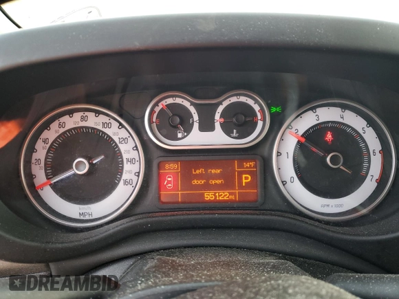 2014 FIAT 500L Trekking with VIN ZFBCFADH5EZ009882, listed as a Copart auction lot 41487155 with 55,122 mi miles and Salvage Title. Bid and sale history available at DreamBid. Image 9.