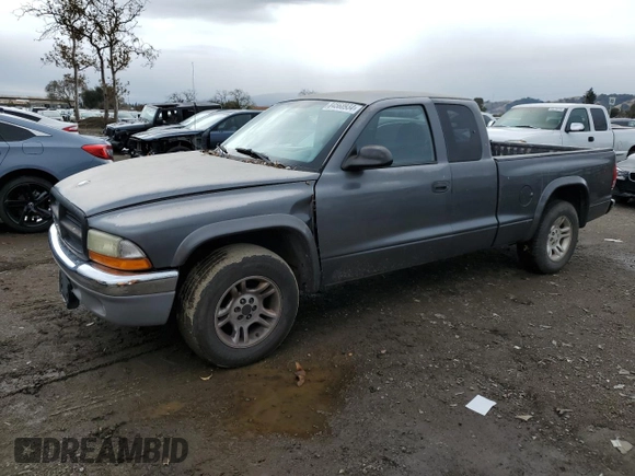 2002 Dodge Dakota with VIN 1B7GL12XX2S718443, listed as a Copart auction lot 84568934 with 122,127 mi miles and Clean Title. Bid and sale history available at carsss.com. Image 1.