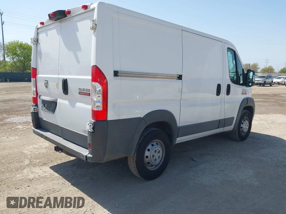 2017 Ram ProMaster Cargo with VIN 3C6TRVNG5HE542646, listed as a IAAI auction lot 41834199 with 225,808 mi miles. Bid and sale history available at carsss.com. Image 4.