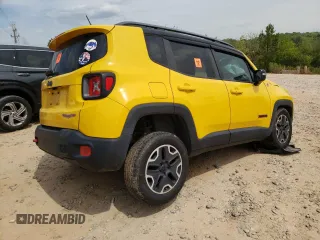 2015 Jeep Renegade Trailhawk with VIN ZACCJBCT2FPC20531, listed as a Copart auction lot 53434975 with 130,962 mi miles and Salvage Title. Bid and sale history available at carsss.com. Image 3.