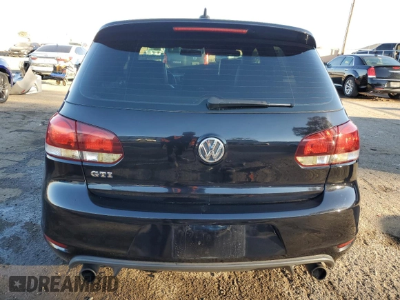 2011 Volkswagen GTI w/Sunroof with VIN WVWEV7AJXBW135753, listed as a Copart auction lot 78199164 with 165,357 mi miles and Salvage Title. Bid and sale history available at carsss.com. Image 6.