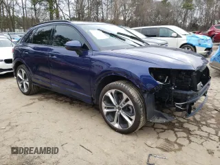 2021 Audi Q3 S line Premium Plus with VIN WA1EECF37M1113609, listed as a Copart auction lot 69698812 with 14,380 mi miles. Bid and sale history available at carsss.com. Image 4.