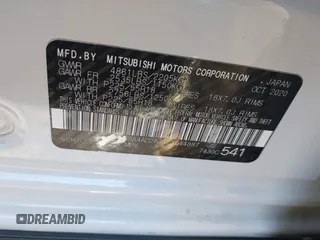 2020 Mitsubishi Outlander ES с VIN JA4AD2A33LZ044887, выставлен на аукционе IAAI как лот 41649411 с пробегом 63 834 миль миль и . История ставок и продаж доступна на DreamBid. Изображение 9.