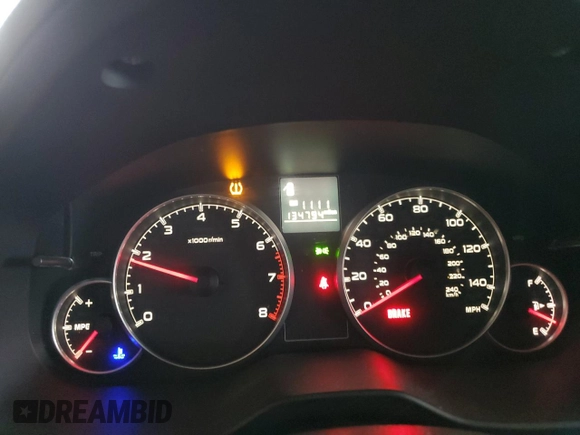 2013 Subaru Legacy 2.5i with VIN 4S3BMAA65D1033727, listed as a Copart auction lot 84661974 with 134,794 mi miles and Salvage title. Bid and sale history available at DreamBid. Image 9.