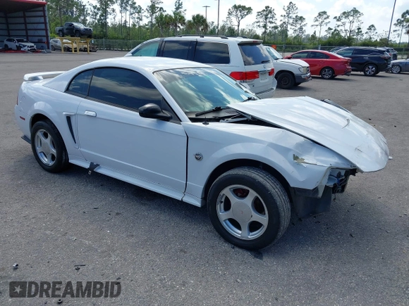 2004 Ford Mustang Standard with VIN 1FAFP40404F103699, listed as a IAAI auction lot 41804765 with 193,986 mi miles. Bid and sale history available at carsss.com. Image 1.