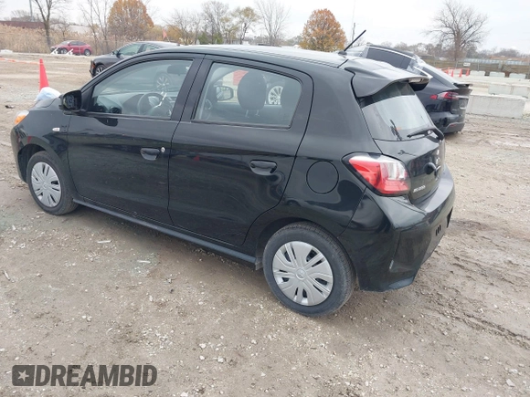 2022 Mitsubishi Mirage ES z VIN ML32AUHJ2NH003729, wystawiony jako IAAI lot #40956433 z przebiegiem 38 536 mil mil oraz . Historia ofert i sprzedaży dostępna na DreamBid. Obrazek 3.