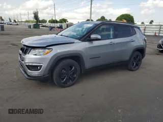 2021 Jeep Compass Altitude with VIN 3C4NJCBB7MT509188, listed as a Copart auction lot 57507125 with 28,279 mi miles and Non repairable. Bid and sale history available at DreamBid. Image 1.