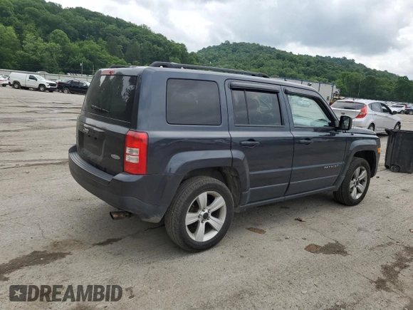 2014 Jeep Patriot Latitude with VIN 1C4NJRFB4ED588422, listed as a Copart auction lot 61401025 with 162,855 mi miles and Salvage title. Bid and sale history available at DreamBid. Image 3.