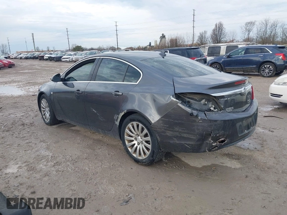 2011 Buick Regal CXL RL2 with VIN W04GP5EC8B1081461, listed as a IAAI auction lot 41904432 with 161,947 mi miles. Bid and sale history available at carsss.com. Image 3.