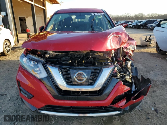 2017 Nissan Rogue SV with VIN JN8AT2MT4HW402483, listed as a Copart auction lot 45472695 with 124,600 mi miles and Salvage title. Bid and sale history available at DreamBid. Image 5.