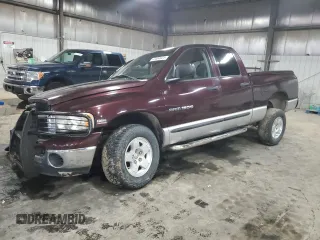 2005 Dodge 1500 SLT with VIN 1D7HU18D35S124592, listed as a Copart auction lot 47404925 with 161,052 mi miles and Salvage Title. Bid and sale history available at carsss.com. Image 1.
