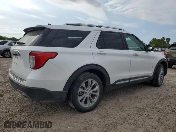 2022 Ford Explorer Limited with VIN 1FMSK7FH9NGA30472, listed as a Copart auction lot 52178155 with Not provided miles and Salvage title. Bid and sale history available at DreamBid. Image 3.