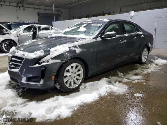 2016 Cadillac CTS Sedan RWD with VIN 1G6AP5SXXG0123356, listed as a Copart auction lot 43996275 with 81,381 mi miles and Salvage Title. Bid and sale history available at carsss.com. Image 1.