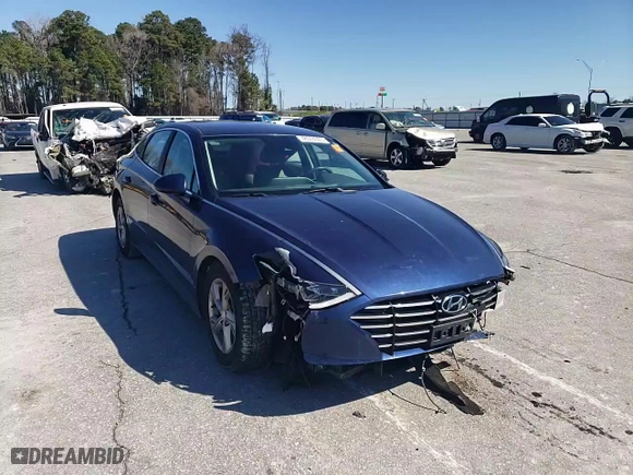 2021 Hyundai Sonata SE with VIN 5NPEG4JA4MH065989, listed as a Copart auction lot 48514065 with 65,544 mi miles and Salvage Title. Bid and sale history available at carsss.com. Image 10.
