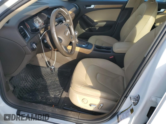 2013 Audi A4 Premium Plus с VIN WAUFFAFL7DN032109, выставлен на аукционе Copart как лот 57031925 с пробегом 79 255 миль миль и Списание • Salvage title. История ставок и продаж доступна на DreamBid. Изображение 7.
