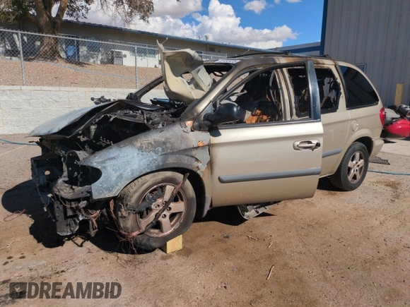 2006 Dodge Caravan SXT with VIN 1D8GP45R26B523818, listed as a Copart auction lot 63150435 with Not provided miles and Non repairable. Bid and sale history available at DreamBid. Image 1.