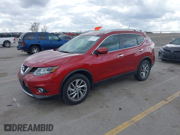 2015 Nissan Rogue SL with VIN 5N1AT2MV5FC870424, listed as a IAAI auction lot 41998532 with 111,000 mi miles and . Bid and sale history available at carsss.com. Image 18.
