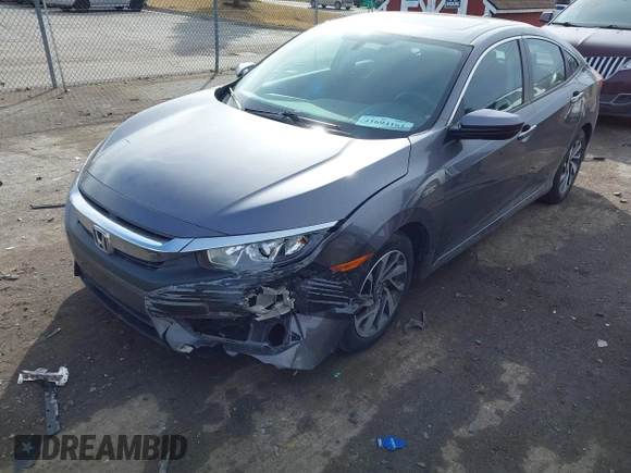 2018 Honda Civic Sedan EX with VIN 19XFC2F78JE005182, listed as a IAAI auction lot 41694161 with 101,158 mi miles. Bid and sale history available at carsss.com. Image 17.