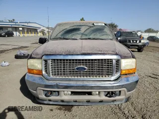 2001 Ford Excursion Limited with VIN 1FMNU42S01ED72891, listed as a Copart auction lot 89221445 with 16,990 mi miles and Clean title. Bid and sale history available at DreamBid. Image 5.