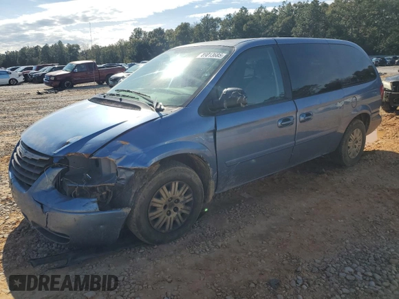 2007 Chrysler Town & Country LX with VIN 2A4GP44R07R330810, listed as a Copart auction lot 89013685 with 294,549 mi miles and Salvage Title. Bid and sale history available at DreamBid. Image 1.