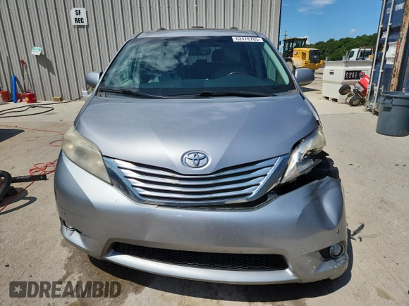 2011 Toyota Sienna XLE AAS with VIN 5TDYK3DC6BS024449, listed as a Copart auction lot 62478785 with 215,477 mi miles and Non repairable. Bid and sale history available at DreamBid. Image 5.