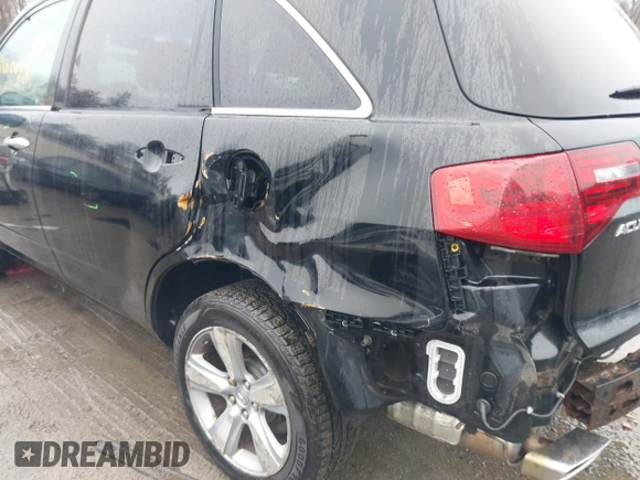 2012 Acura MDX Tech Pkg with VIN 2HNYD2H38CH532303, listed as a IAAI auction lot 41800831 with 174,086 mi miles. Bid and sale history available at carsss.com. Image 6.