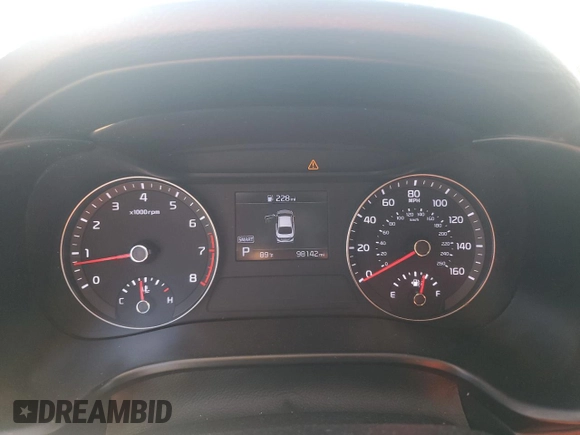 2019 Kia Forte LXS with VIN 3KPF24AD5KE041697, listed as a Copart auction lot 47033195 with 98,142 mi miles and Salvage Title. Bid and sale history available at DreamBid. Image 9.