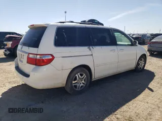 2007 Honda Odyssey Touring with VIN 5FNRL38887B027758, listed as a Copart auction lot 49492645 with 235,020 mi miles and Salvage Title. Bid and sale history available at DreamBid. Image 3.