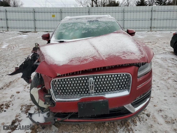 2019 Lincoln Nautilus Reserve with VIN 2LMPJ8LPXKBL65905, listed as a Copart auction lot 43731955 with 0 mi miles and Salvage Title. Bid and sale history available at carsss.com. Image 5.