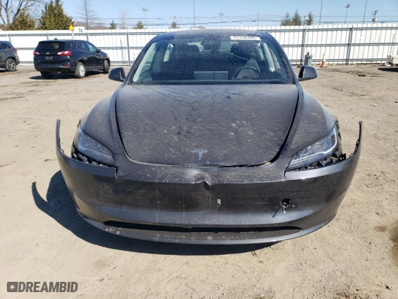 2024 Tesla Model 3 Long Range with VIN 5YJ3E1EBXRF811947, listed as a Copart auction lot 45798205 with 0 mi miles and Salvage Title. Bid and sale history available at carsss.com. Image 5.
