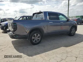 2020 Honda Ridgeline RTL-E with VIN 5FPYK3F77LB012808, listed as a Copart auction lot 60014575 with 85,280 mi miles and Salvage title. Bid and sale history available at DreamBid. Image 3.
