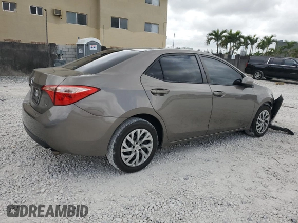 2019 Toyota Corolla L with VIN 2T1BURHE2KC180642, listed as a Copart auction lot 51488635 with 84,797 mi miles and Non Repairable. Bid and sale history available at DreamBid. Image 3.