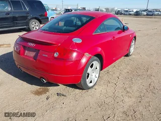 2001 Audi TT with VIN TRUWT28N911007947, listed as a IAAI auction lot 42078785 with 114,721 mi miles. Bid and sale history available at carsss.com. Image 4.