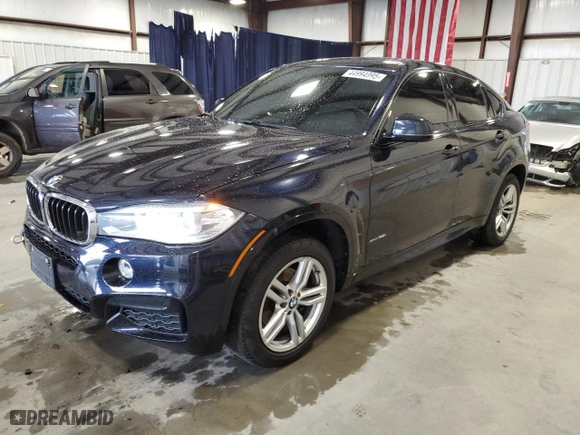 2016 BMW X6 xDrive35i with VIN 5UXKU2C56G0N78208, listed as a Copart auction lot 44994995 with 121,755 mi miles and Salvage Title. Bid and sale history available at carsss.com. Image 1.