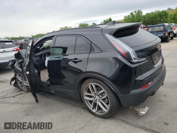 2023 Cadillac XT4 AWD Sport with VIN 1GYFZFR43PF105500, listed as a Copart auction lot 58658394 with 0 mi miles and Salvage Title. Bid and sale history available at carsss.com. Image 2.
