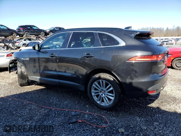 2019 Jaguar F-Pace 25t Prestige with VIN SADCK2FX5KA351866, listed as a Copart auction lot 50012205 with 51,464 mi miles and Salvage Title. Bid and sale history available at DreamBid. Image 2.