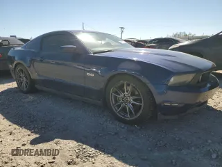 2011 Ford Mustang GT with VIN 1ZVBP8CF4B5134029, listed as a Copart auction lot 49787235 with Not Provided miles and Salvage Title. Bid and sale history available at carsss.com. Image 4.