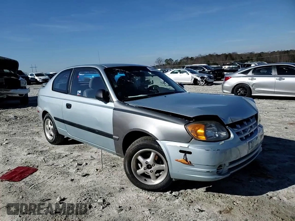 2003 Hyundai Accent with VIN KMHCF35C73U273610, listed as a Copart auction lot 85868294 with 168,203 mi miles and Salvage Title. Bid and sale history available at carsss.com. Image 10.