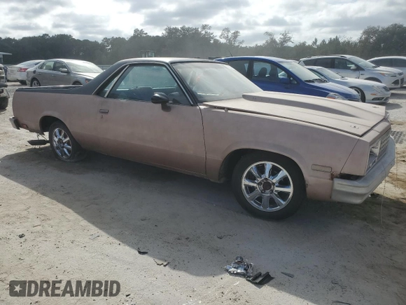 1982 Chevrolet El Camino z VIN 1GCCW80HXCR198571, wystawiony jako Copart lot #77004474 z przebiegiem 70 899 mil mil oraz Szkoda całkowita • Salvage title. Historia ofert i sprzedaży dostępna na DreamBid. Obrazek 4.
