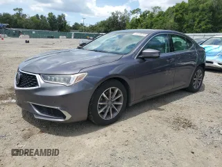 2018 Acura TLX with VIN 19UUB1F32JA007340, listed as a Copart auction lot 63736755 with 93,825 mi miles and Salvage title. Bid and sale history available at DreamBid. Image 1.