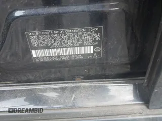 2009 Lexus IS 250 z VIN JTHCK262192031608, wystawiony jako IAAI lot #42405255 z przebiegiem 77 100 mil mil oraz . Historia ofert i sprzedaży dostępna na DreamBid. Obrazek 9.