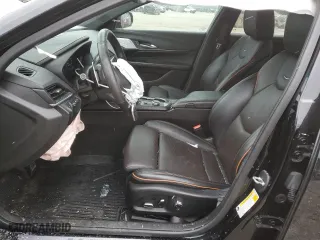 2021 Cadillac CT4 V-Series with VIN 1G6DH5RL5M0115965, listed as a Copart auction lot 44905365 with 56,926 mi miles and Salvage Title. Bid and sale history available at carsss.com. Image 7.