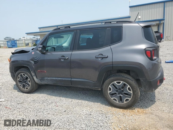 2016 Jeep Renegade Trailhawk with VIN ZACCJBCT5GPC75735, listed as a Copart auction lot 60299005 with 121,990 mi miles and Salvage title. Bid and sale history available at DreamBid. Image 2.