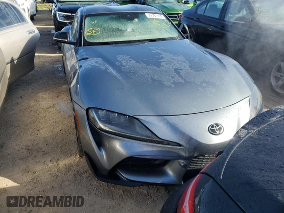2022 Toyota GR Supra 3.0 with VIN WZ1DB0C01NW048751, listed as a Copart auction lot 75191114 with 0 mi miles and Non Repairable. Bid and sale history available at carsss.com. Image 5.
