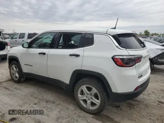 2023 Jeep Compass Sport z VIN 3C4NJDAN0PT569903, wystawiony jako Copart lot #53154035 z przebiegiem 30 060 mil mil oraz Szkoda całkowita • Salvage title. Historia ofert i sprzedaży dostępna na DreamBid. Obrazek 2.