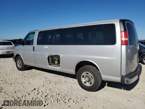 2011 Chevrolet Express Passenger 1LT with VIN 1GAZG1FGXB1161443, listed as a Copart auction lot 83894774 with 167,783 mi miles and Clean title. Bid and sale history available at DreamBid. Image 2.